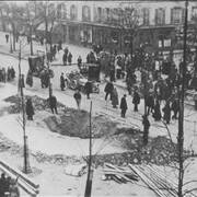 Picture of Crater of a Zeppelin bomb in Paris