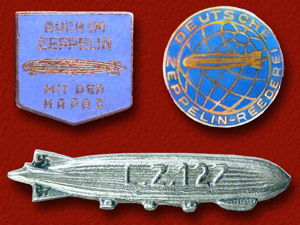 Picture of LZ 127 Graf Zeppelin Promotional Passanger Label Pins
