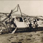Wreckage of Passenger Car of Schwaben after the Fire 